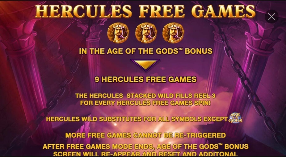 Play Age of the Gods by Playtech Age of the Gods Hercules free spins
