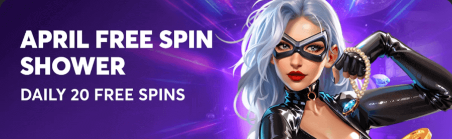 April Free Spin Shower at BC.Game