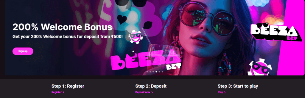Beezabet - welcome bonus and other promotions