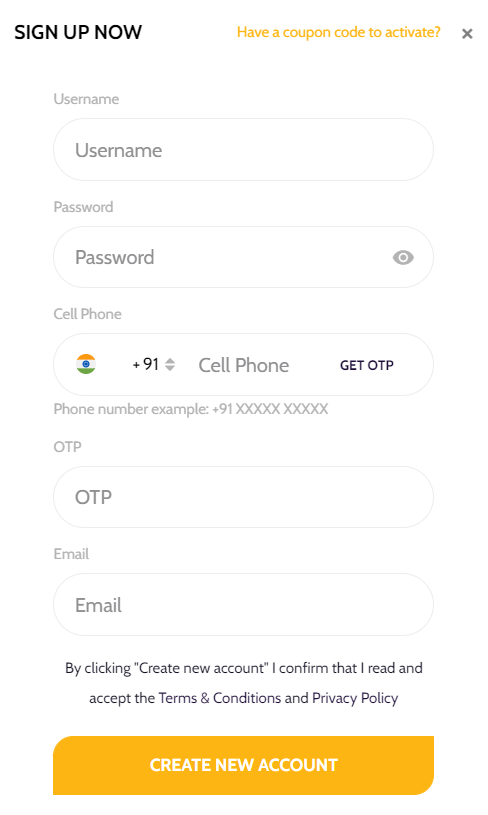 betindi casino registration
