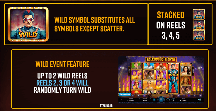 game features of bollywood nights