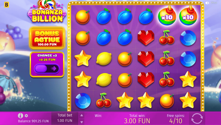 Bonanza Billion multipliers