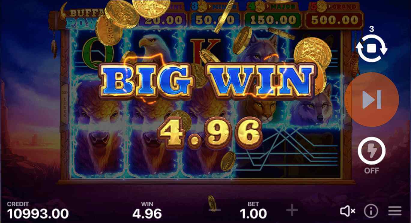 buffalo power hold and win