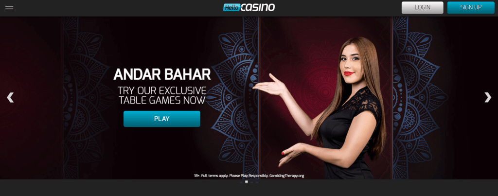 hello casino best payout casino india