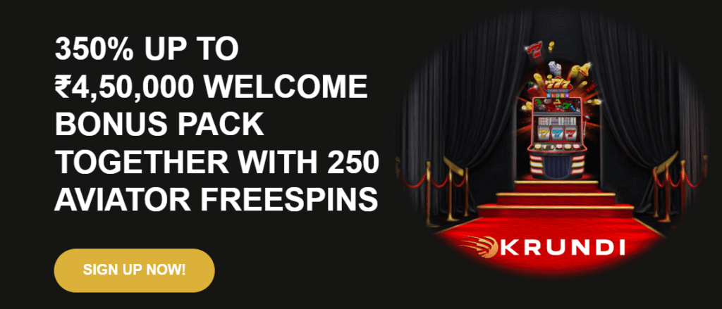 welcome bonus at krundi casino