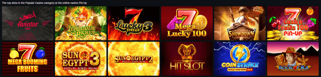 pin up casino slots