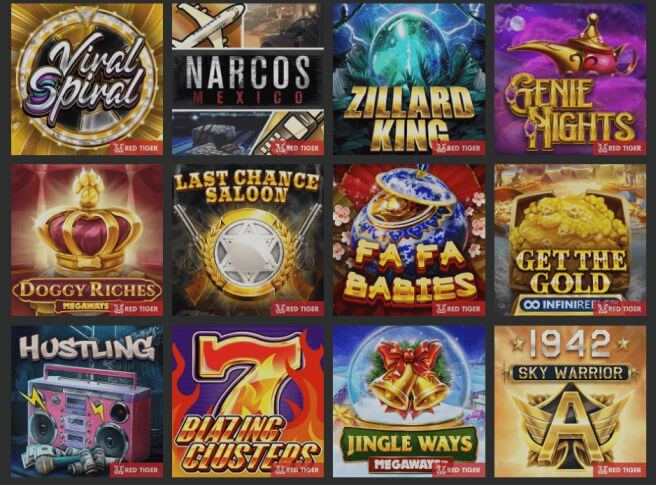 red tiger gaming provider casino slots India casino review