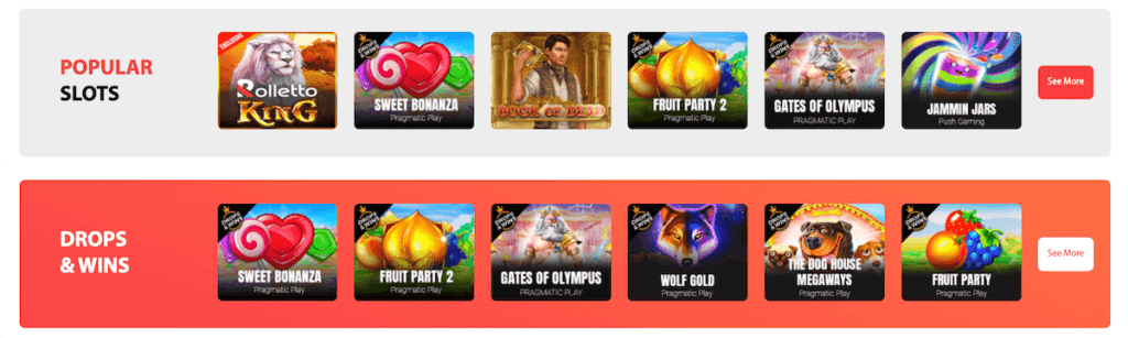 Rolletto Casino India Slots