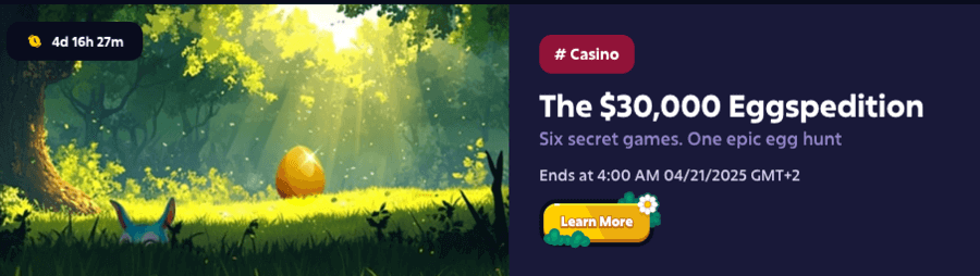 Roobet’s $30,000 Eggspedition