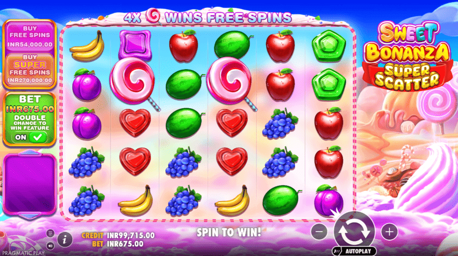 Sweet Bonanza Super Scatter Ante Bet