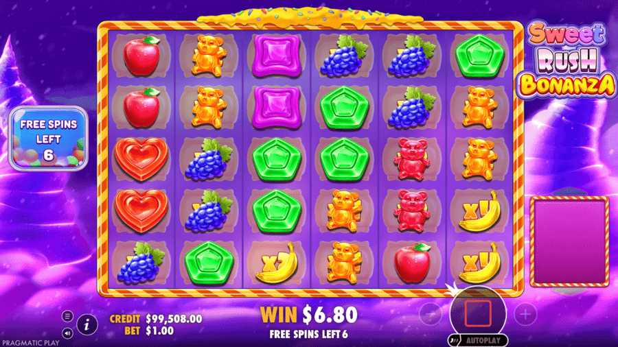 seet rush bonanza free spins