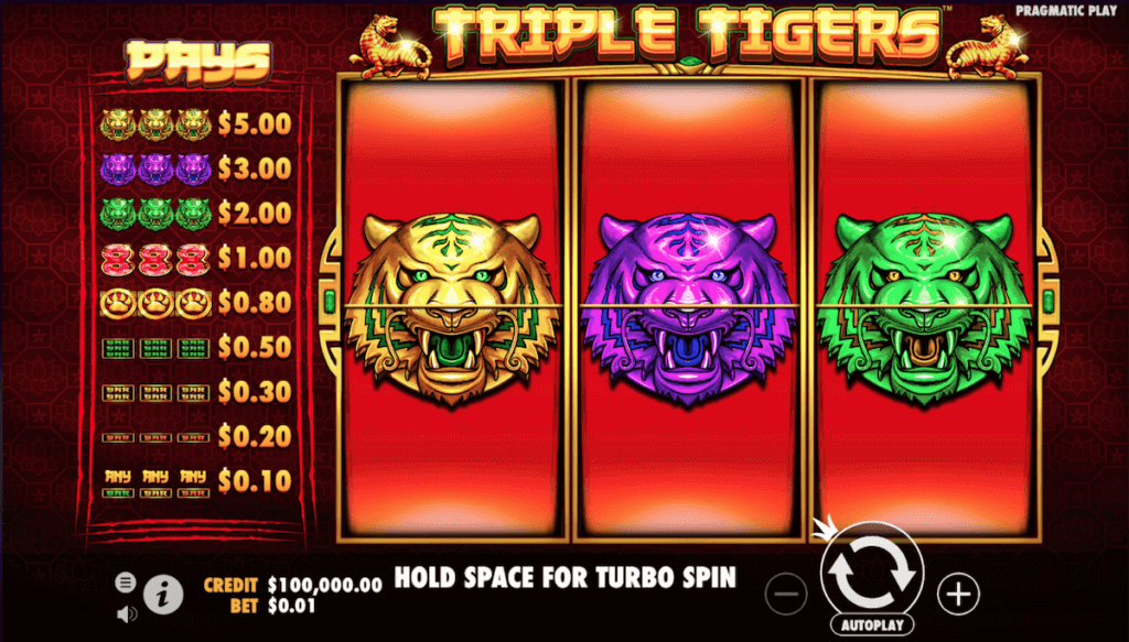 triple tiger online slot
